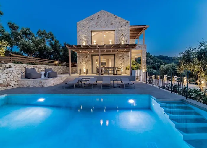 In Zakynthos With Private Pool & Views Vasilikí