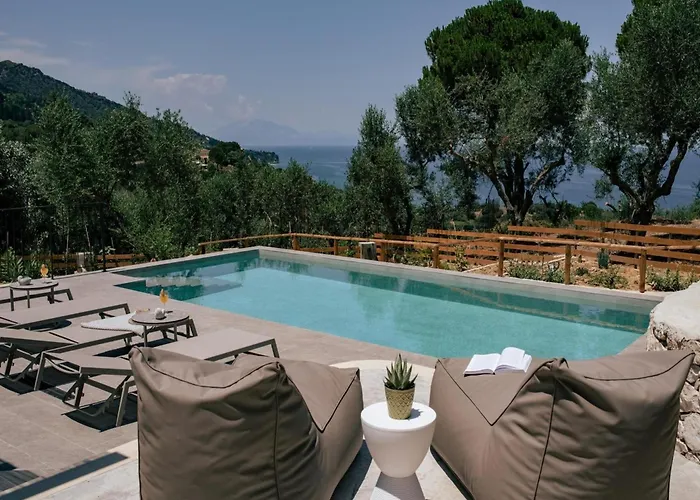 Willa In Zakynthos With Private Pool & Views